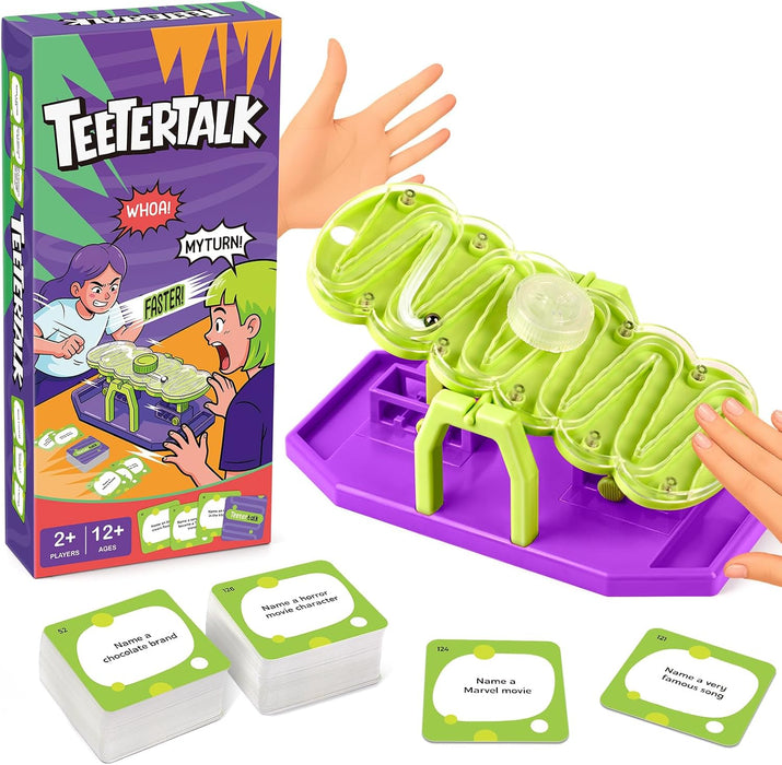 TeeterTalk Fast-Paced Family Board Game, Head-to-Head Categories Game