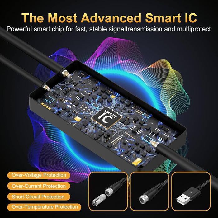 2026 Indoor Dash Skyline for Smart and Pitch, 6000 Miles Maximum HD Antenna Indoor Ourdoor Support 4K 1080P VHF UHF, 360 Distance Transmission Transmission Signal Amplifier (TV006)