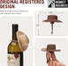 Howdy - 2-Pack Cowboy Hat Wine Stoppers – Fun Silicone Bottle Stoppers Keep Wine Fresh – Novelty Kitchen Gadgets & Cute 