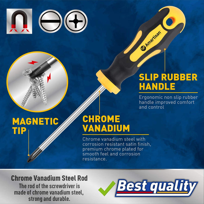 10-Piece Magnetic Screwdrivers Set