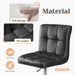 Square Cushion Bar Stool with Backrest
