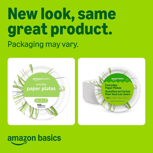 Everyday Paper Plates, 10 Inch, Disposable, 150 Count, Packaging May Vary