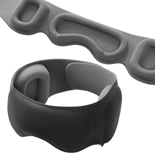 Weighted Sleep Mask, 100% Blackout Eye Mask with Sleep Ear Muffs