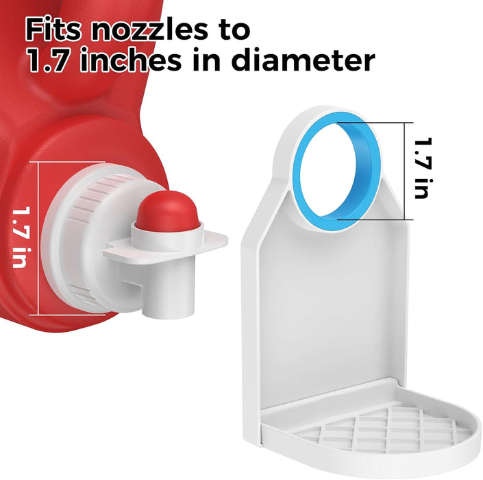 Laundry Detergent Dispenser Cup Holder,Nozzle Upgraded Labor Saving Switch Easily No More runny or Messy Laundry Deterge