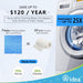 Cleaning Wipes, Multi-Purpose Towel Reusable Cleaning Cloths-80Ct(1 Pack), Domestic Wipes, Dish Cloths-(12''x24'')
