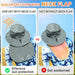 Sun Hats for Men Women with Neck Flap UPF 50+ UV Protection