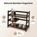 3 Tier Bamboo Matcha Station, coffee station organizer Shelf