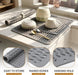 2 Pack Silicone Dish Drying Mat for Kitchen Counter Shower Caddy Rack Waterproof Under Sink Placemats Trivets Coffee Bar Accessories Utensil Holder Essentials Home Dining Decor Must Haves 2026
