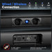 17 Inch Sound Bar for Smart TV, Dual‑Horn Port for Rich Deep Bass