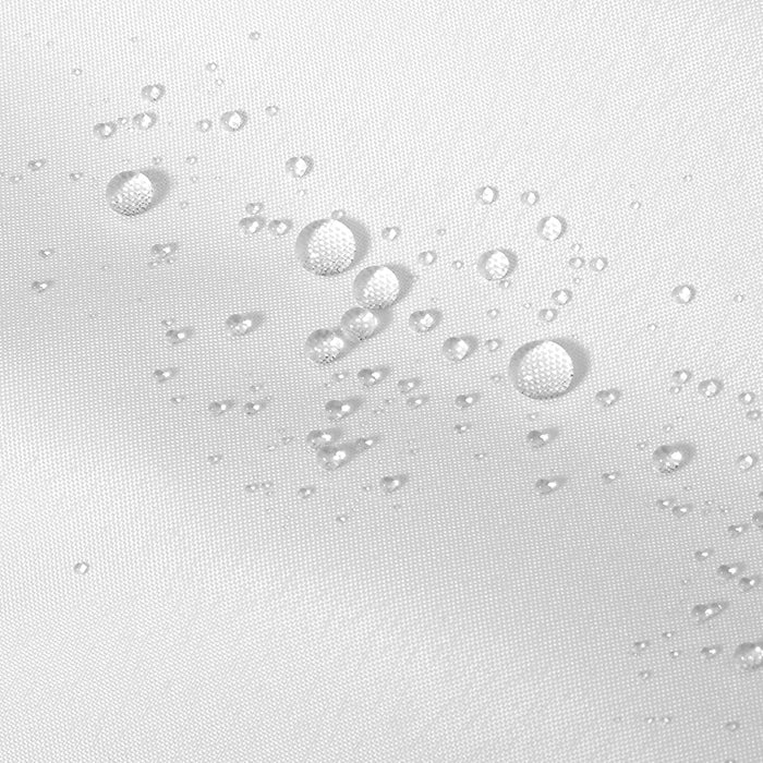 Waterproof Fabric Shower Curtain or Liner White, 72x72