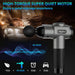 Massage Gun, Deep Tissue Back Massage for Athletes for Pain Relief, Percussion Massager with 10 Massages Heads & Silent Brushless Motor, Fathers Day Dad Gifts, Carbon