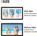 3 4x6 Picture frames Collage Wall Decor with Mat, Black