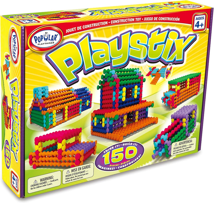Playstix Construction Toy Set, 150 Piece Kit
