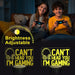 Can't Hear You I'm Gaming Night Light, Headset Graphic Video Games Gamer Gift Funny 3D Illusion Lamp 16 Colors Changing 