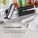 KitchenAid Classic Multifunction Can Opener and Bottle Opener Easy to Use, Razor Sharp Stainless Steel Cutting Wheel, So