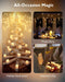 12Pcs Flickering Flameless Candle Battery Operated, 200+Hours Fake Electric LED Tea Lights for Votive, Centerpiece Table