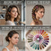 120 Pack Colorful Metal Snap Hair Clips, 2 Inch Hair Barrettes for Styling