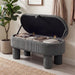 42-Inch Corduroy Storage Bench