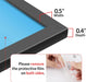 11x14 Picture Frame for Wall Display, 11 x 14 Black Picture Frame with HD Plexiglass, 11 by 14 Poster Frame 1 Pack, Disp