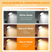 2 Pack Rechargeable Book Light Clip-On Reading Light for Books in Bed