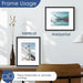 16x20 Picture Frame Set of 6, Wall Mounting Display, Black