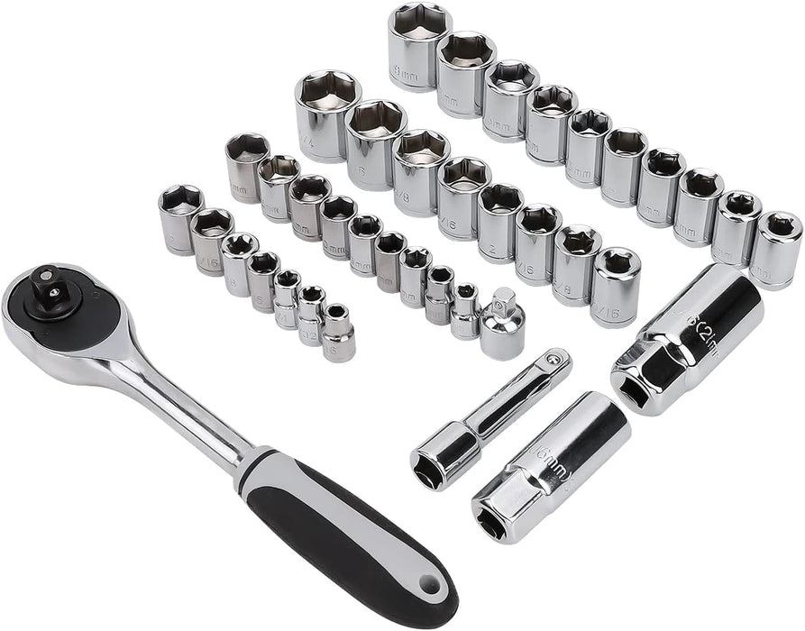 173-Piece General Household Hand Tool Set with Storage Case, Portable Tool Kit for Home Maintenance and Everyday Repairs