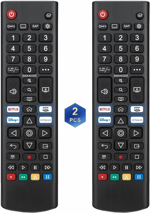 Replacement for LG Remote Control, Pack of 2, 2026-2005, Universal