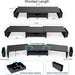 Dual Monitor Stand Riser With Drawer and 2 Pen Holders