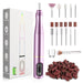 Cordless Nail Drill Electric Nail File Kit, Rechargeable Efile Set