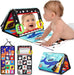 Tummy Time Mirror Toys, High Contrast Baby Toys for Newborn