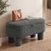 42-Inch Corduroy Storage Bench