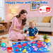 Montessori Toys for 1 Year Old: Cloth Fishing Game with Stacking Cups