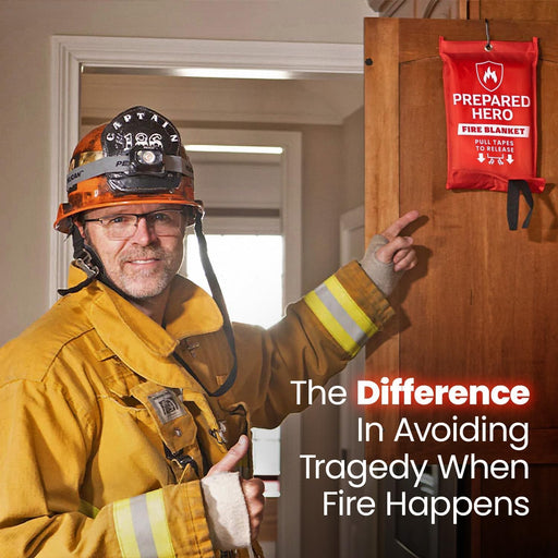 Emergency Fire Blanket, Kitchen & Home, 39 x 39 in, 2 Pack