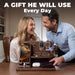 Wood Phone Docking Station for Men - Desk or Nightstand Organizer - Birthday Gifts for Husband, Dad - Anniversary Idea f