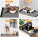Waterproof Under Sink Mat 34" x 22", Silicone Mat, Dark Gray
