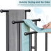 40'' Freestanding 3 Tier Alloy Steel Towel Rack with Storage Basket