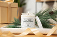 Sacred Christmas Candle, 7 oz, Soy Coconut Wax Blend