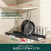 Pull Out Pots and Pans Organizer Under Cabinet, 2 Pack 8 Dividers