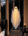 Halloween Decorations Outdoor 3.7FT Pre-Assembled Hanging Swing Ghost