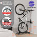Vertical Bike Stand, Freestanding Bike Rack for Garage Storage, Upright Bicycle Floor Stand with Adjustable Height and 3