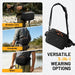 AUMENТAR Fishing Waist Bag, Lure Fishing Fanny Pack, Hard Shell Tackle Bag