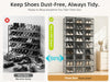 X-Large Shoe Storage Boxes 12 Pack, Clear Stackable Shoe Organizer