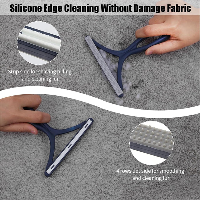3-Pack Pet Hair Remover Carpet Rake, Dog Cat Hair Remover, Carpet Scraper