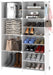 Closet Organizer 8 Cube Storage Shelves, White