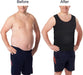 Mens Compression Shirt Slimming Shapewear Tank Top Workout Vest