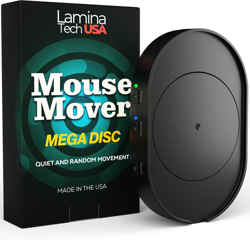 Undetectable Mouse Mover Jiggler, Adjustable Activity, Optional Shut-Off Timer, Random Movement Engine, No Software, Qui