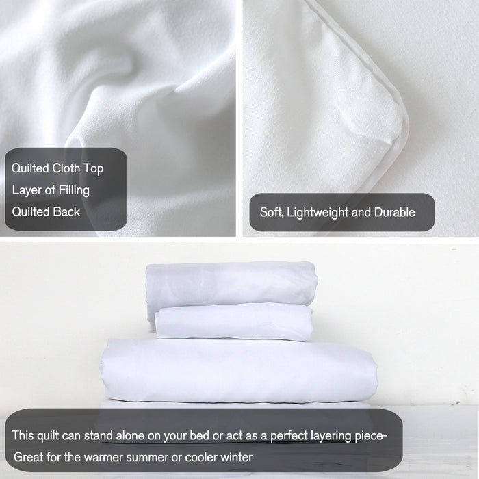 Three-Piece Blue Floral Duvet Cover Set