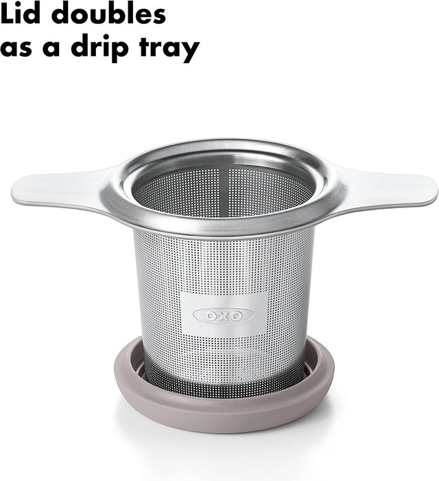 OXO Brew Tea Strainer Basket - Fine Mesh, Stainless Steel