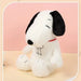 2026 New Breathing Soothing Snoopy White Dog Plush Doll Sleeping Companion Music and Light Doll Sensory Stuffed Toy Kids Gifts