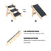 Foldable Three-Level Pet Stairs